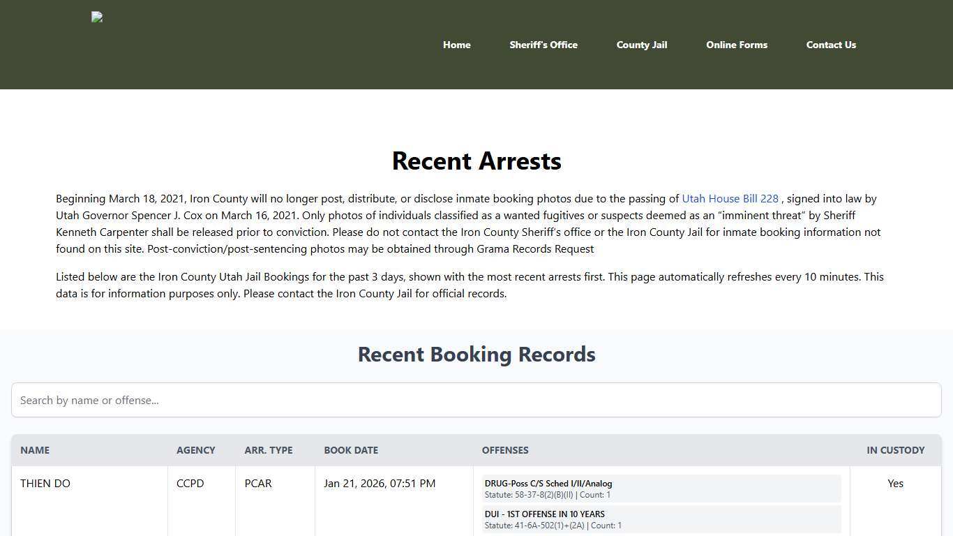 Iron County Sheriff's Office